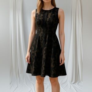 Sleeveless Black lace dress size 8., NWOT